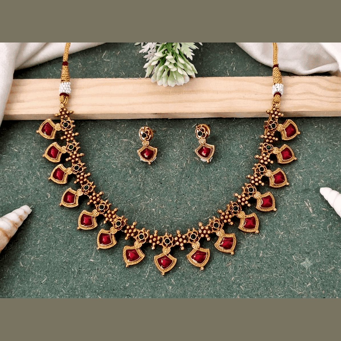 500Count ADA Necklace Set with 2 Earrings — view 4