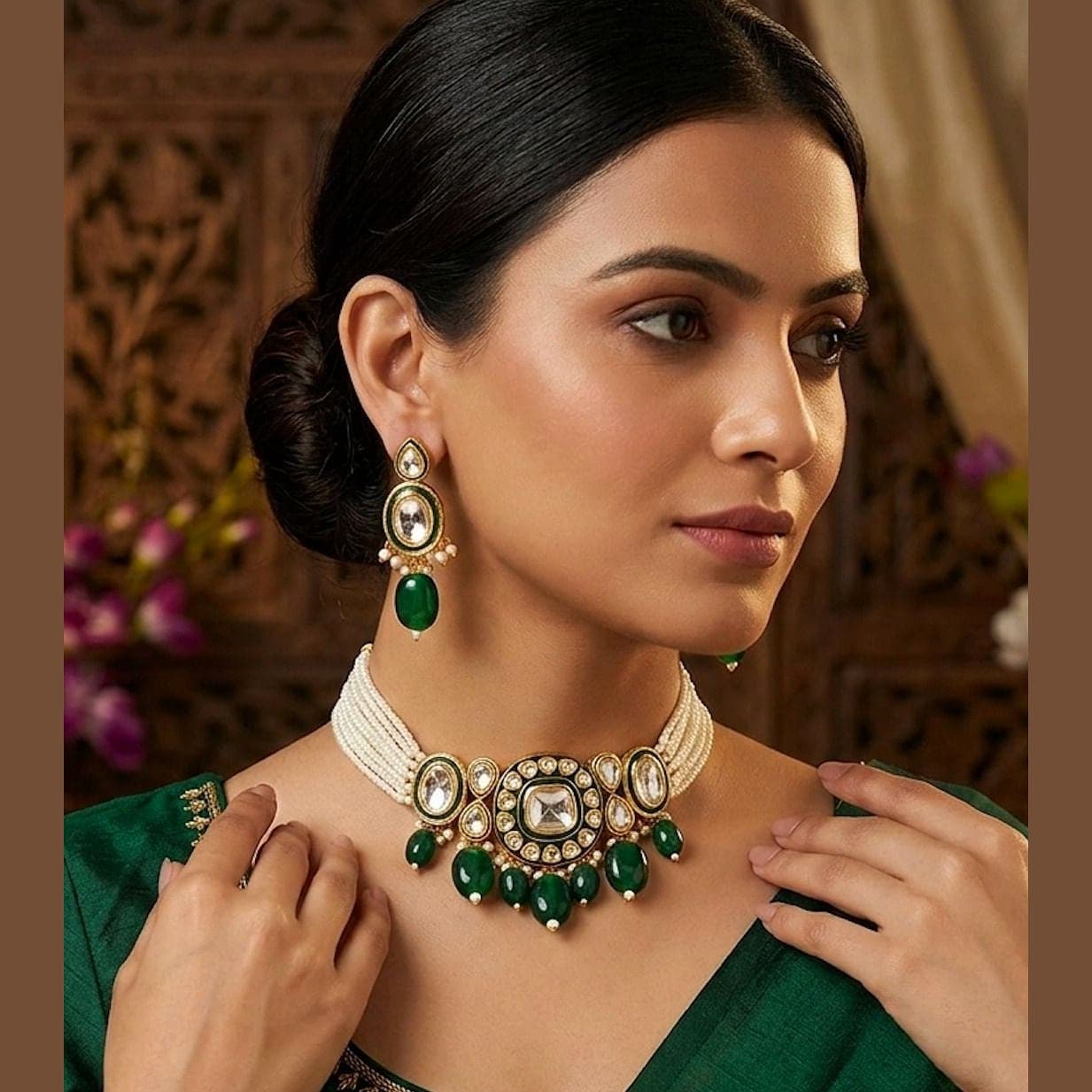 500Count ROOH Necklace Set with 2 Earrings