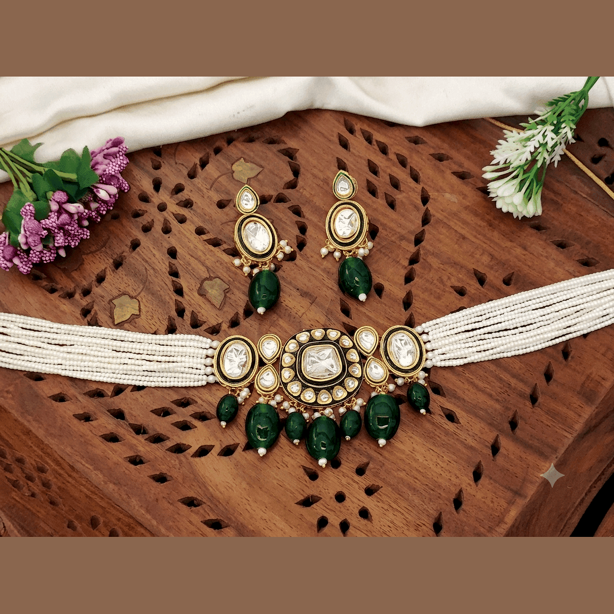 500Count ROOH Necklace Set with 2 Earrings — view 5