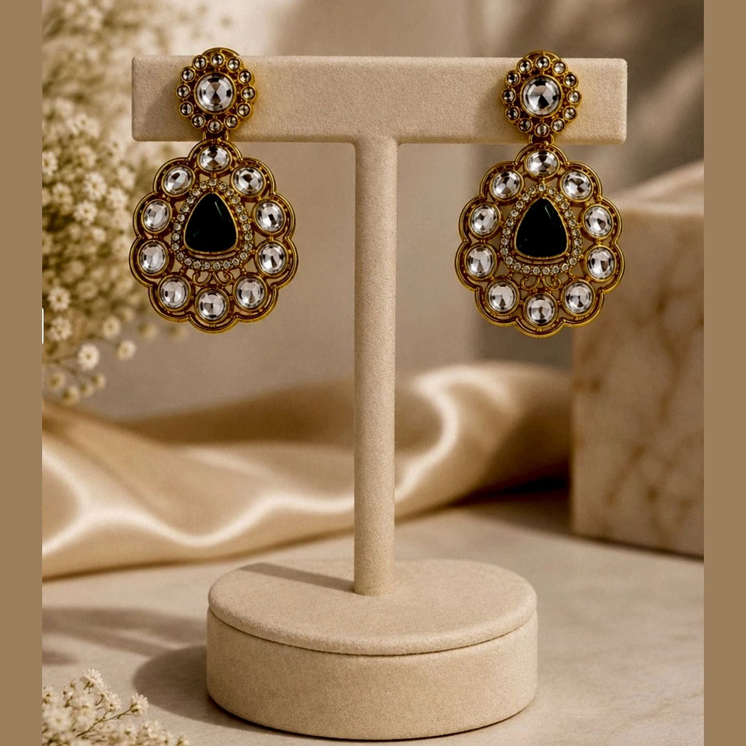 500Count SAANJH Necklace Set with 2 Earrings — view 5