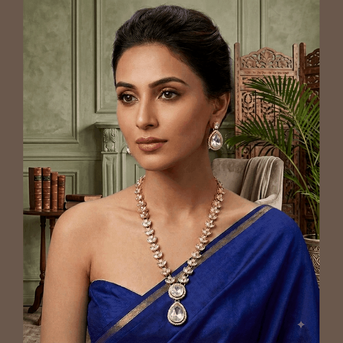 500Count ZOYA Necklace Set with 2 Earrings — view 3