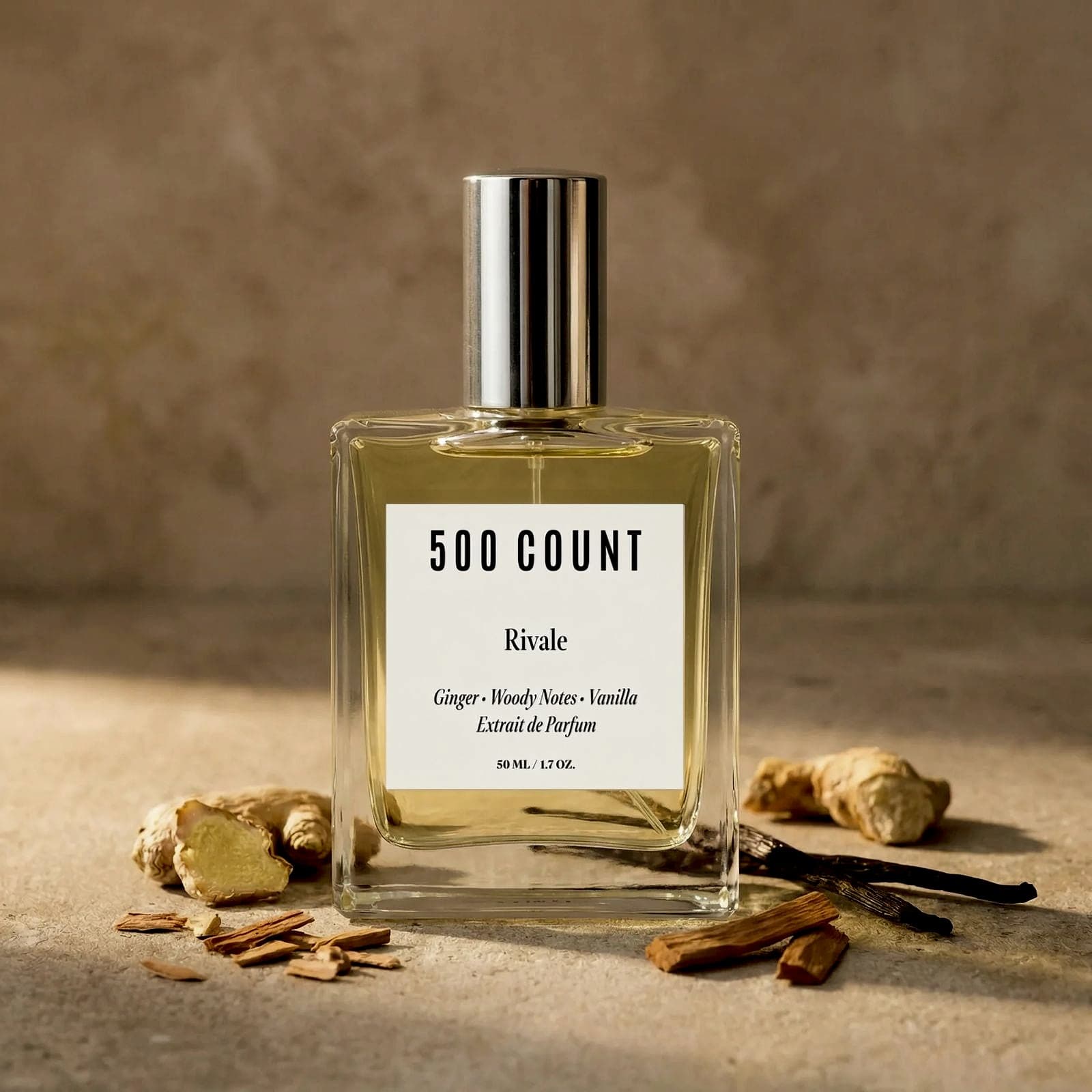 500Count RIVALE Long Lasting Men Perfume (50 mL) — Inspired by: Azzaro Most Wanted