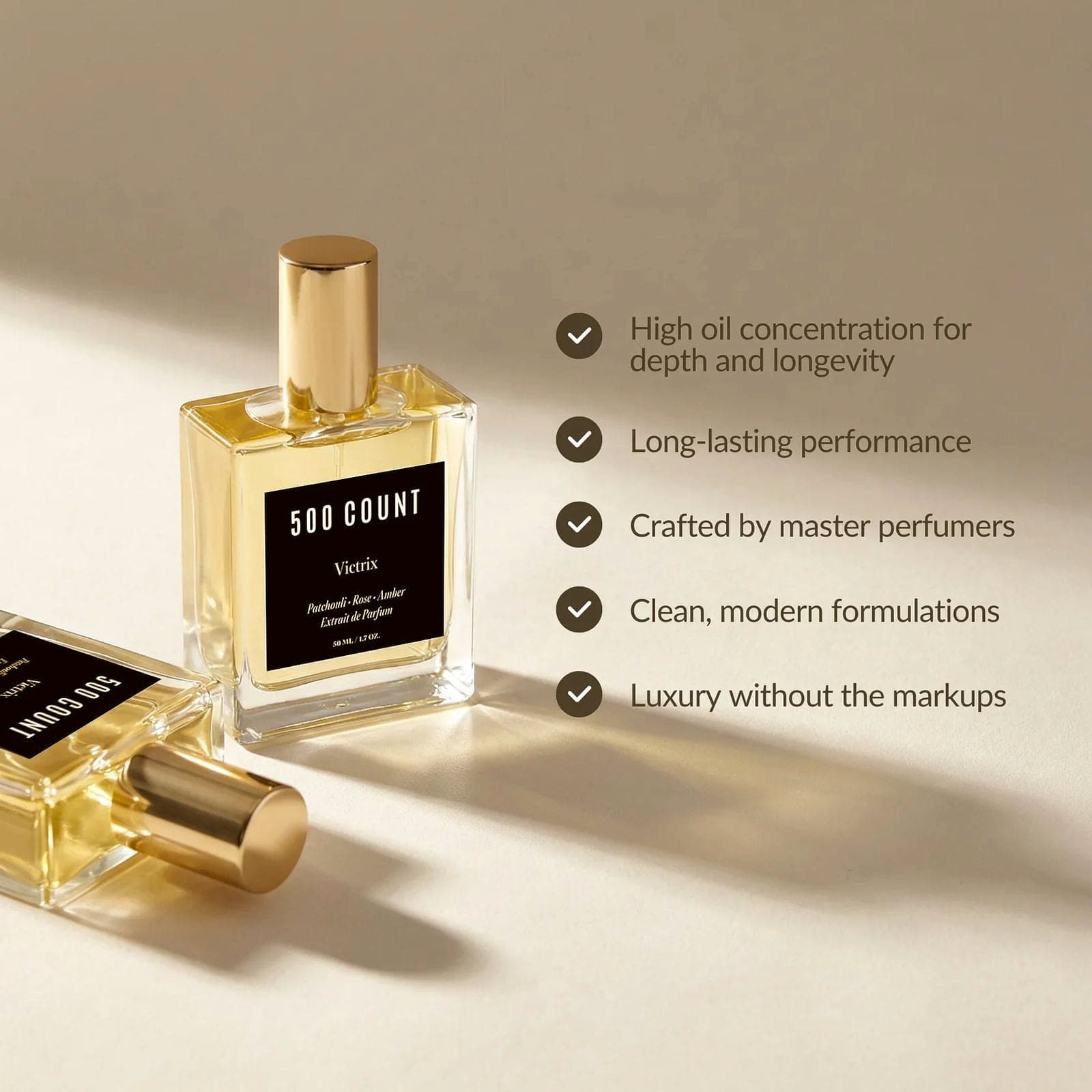 500Count VICTRIX Long Lasting Men Perfume (50 mL) — Inspired by: YSL Tuxedo alternate